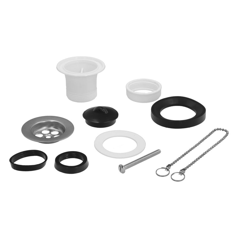 Válvula lavabo / bide con tapa  y cadena 1 1/2" salida ø 40 mm