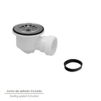 Shower tray waste 1 1/2" outlet ø 40mm siphonic