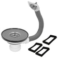 Sink valve ø 115 mm 1 1/2" height 40 mm with overflow