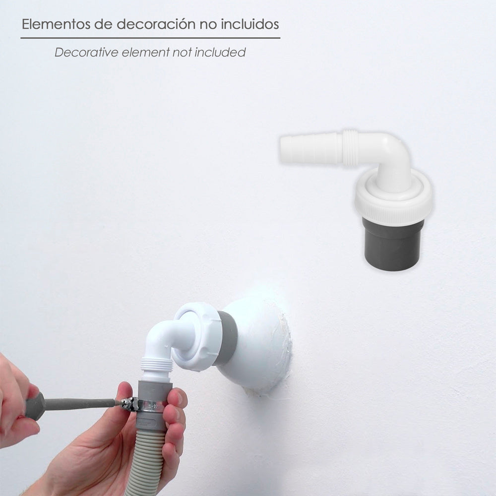 Male PVC washing machine/dishwasher connector