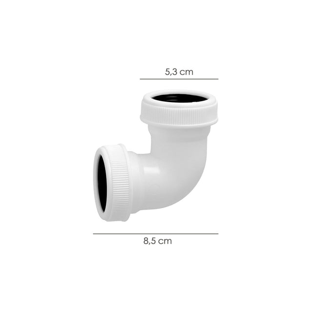 Codo desagüe              h-h 1 1/2