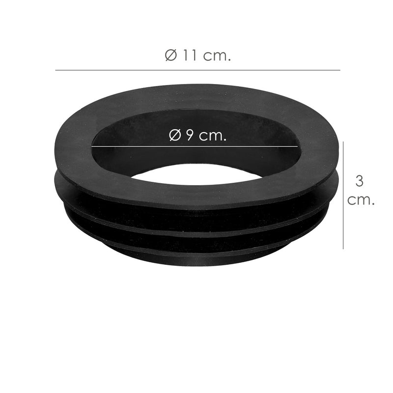 Junta labiada para manguito inodoro ø 90 mm.wc,tubo de desagüe de inodoro, conexión de tubo inodoro