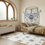 Children's vinyl rug 120x160 cm | Non-slip