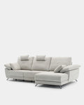 Sofá chaise longue de 3 lugares com assentos deslizantes