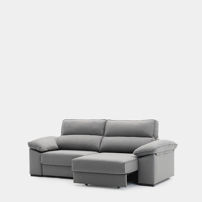 Sofá 3 Plazas Con Asientos Deslizantes | Gris Antracita