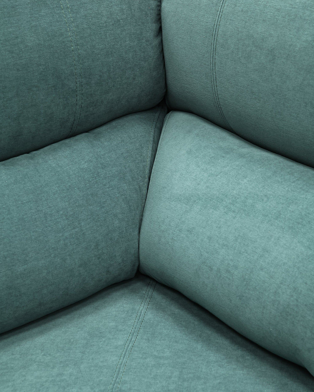 Sofá rinconera azul 4 plazas cómodo para salón pequeño
