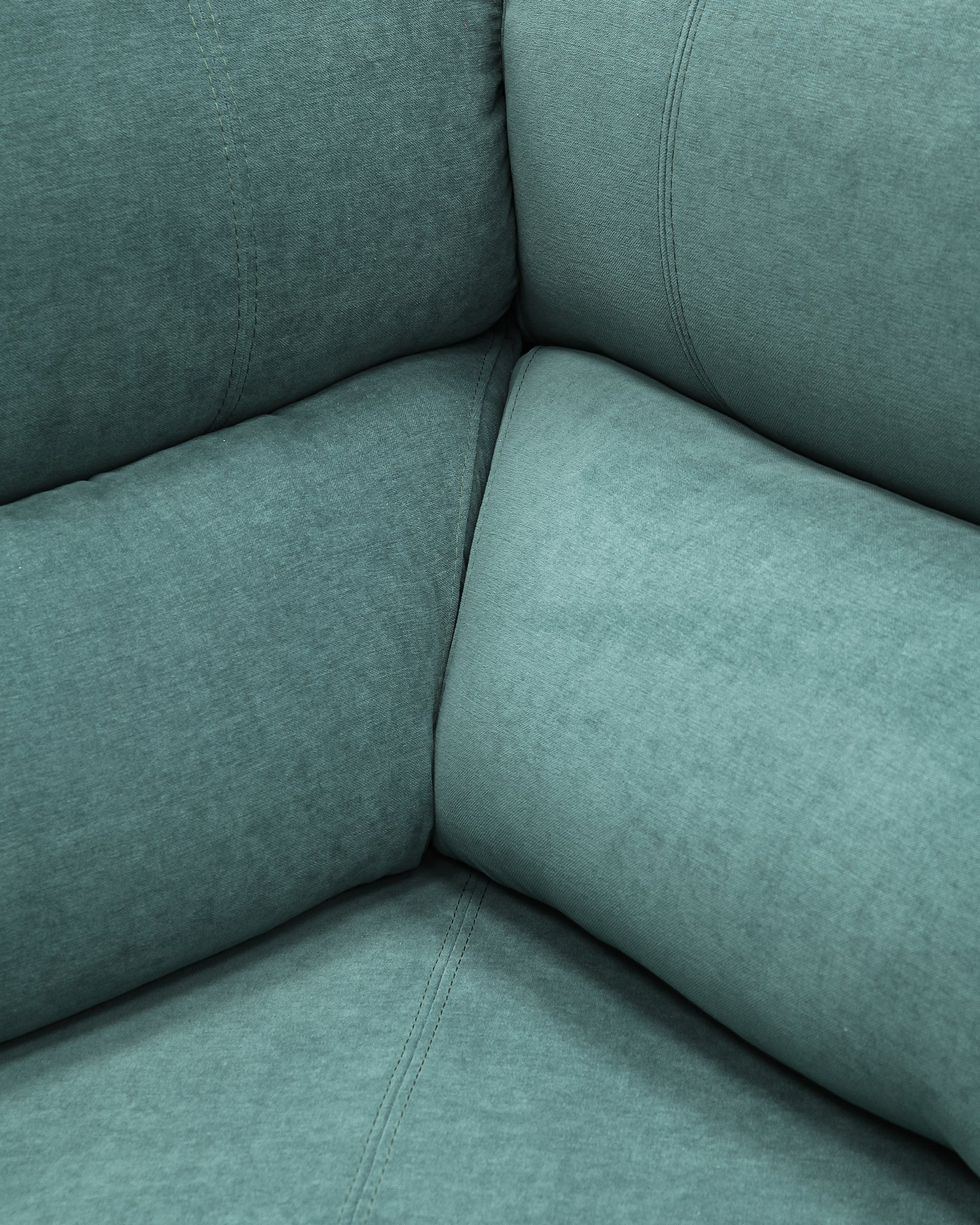 Sofá rinconera azul 4 plazas cómodo para salón pequeño