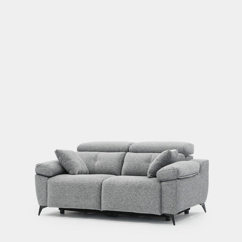 Sofá Erika 2 plazas relax compacto para salón pequeño | gris