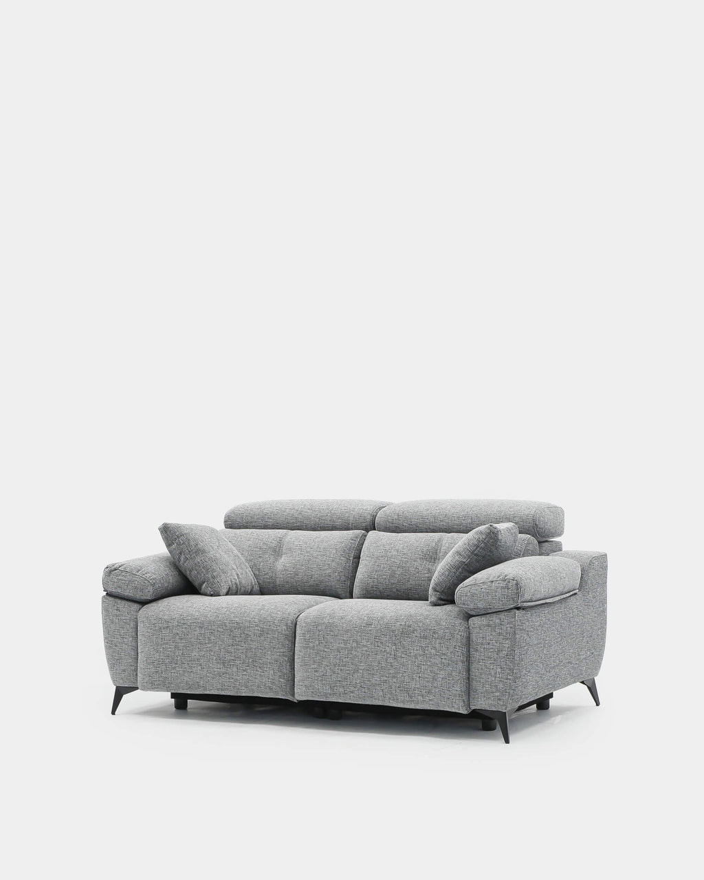 Sofá Erika 2 plazas relax compacto para salón pequeño | gris