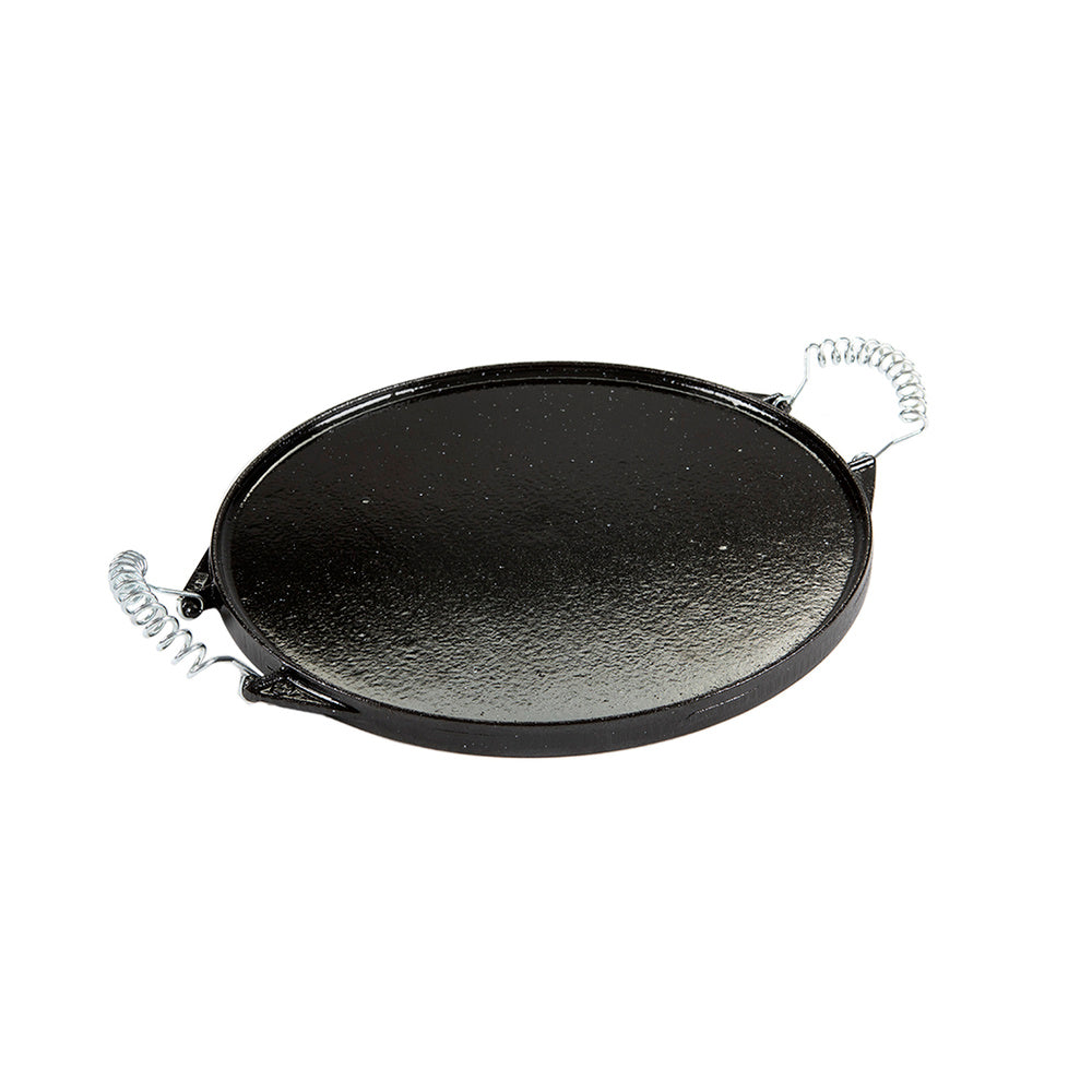 Enameled round cast iron griddle ø 32 cm