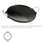 Plancha hierro fundido esmaltada redonda ø 52 cm