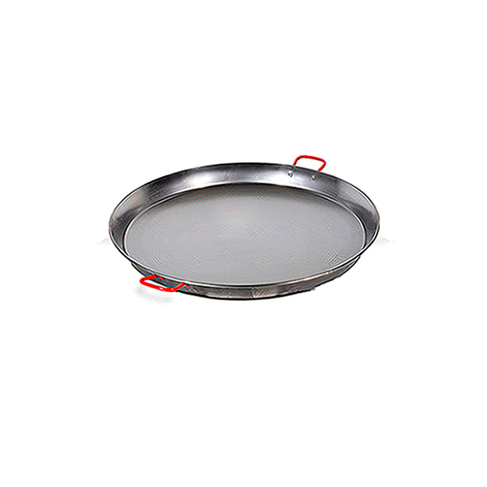 26 cm polished Valencian paella pan for 2 people