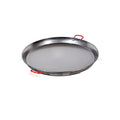 38 cm polished Valencian paella pan for 8 people