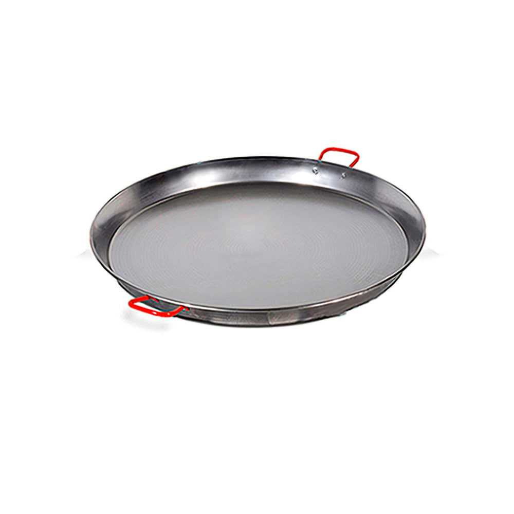 40 cm polished Valencian paella pan for 9 people