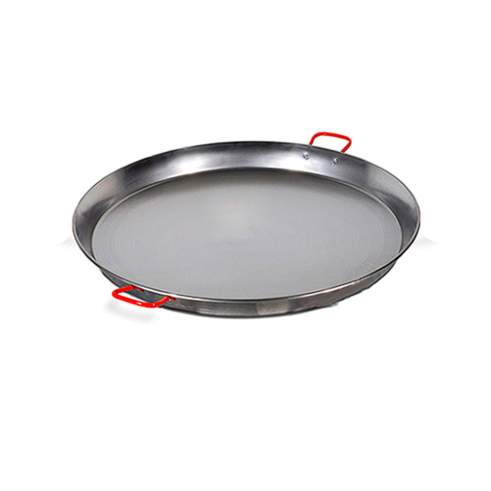 60 cm polished Valencian paella pan for 19 people