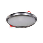 Paellera valenciana de 70 cm pulida para  25 personas