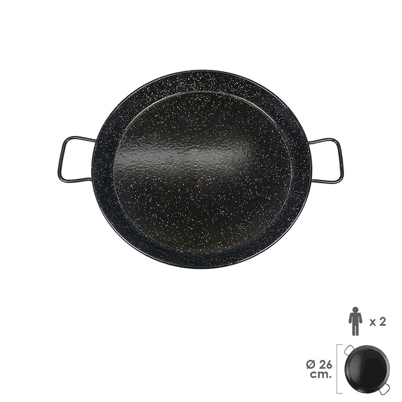 Paellera valenciana esmaltada   2 personas / 26 cm