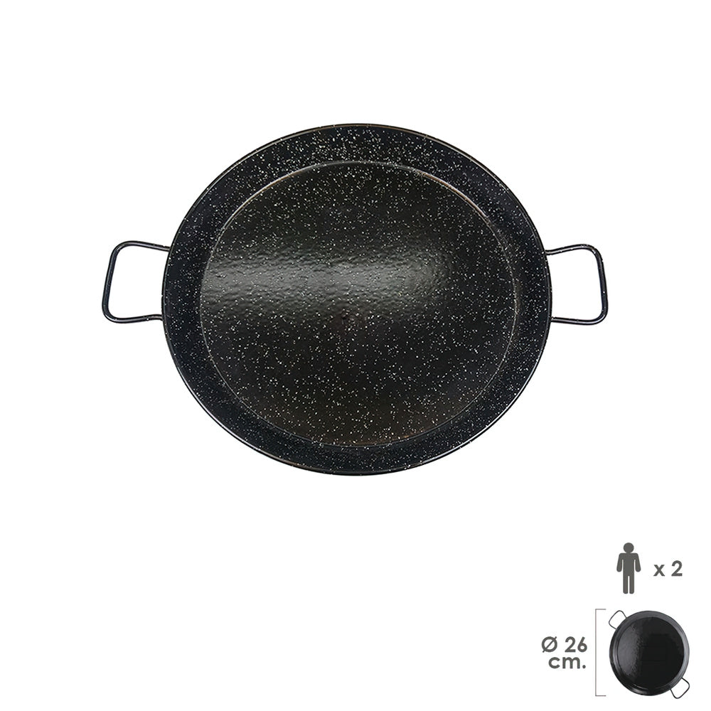 Paellera valenciana esmaltada   2 personas / 26 cm