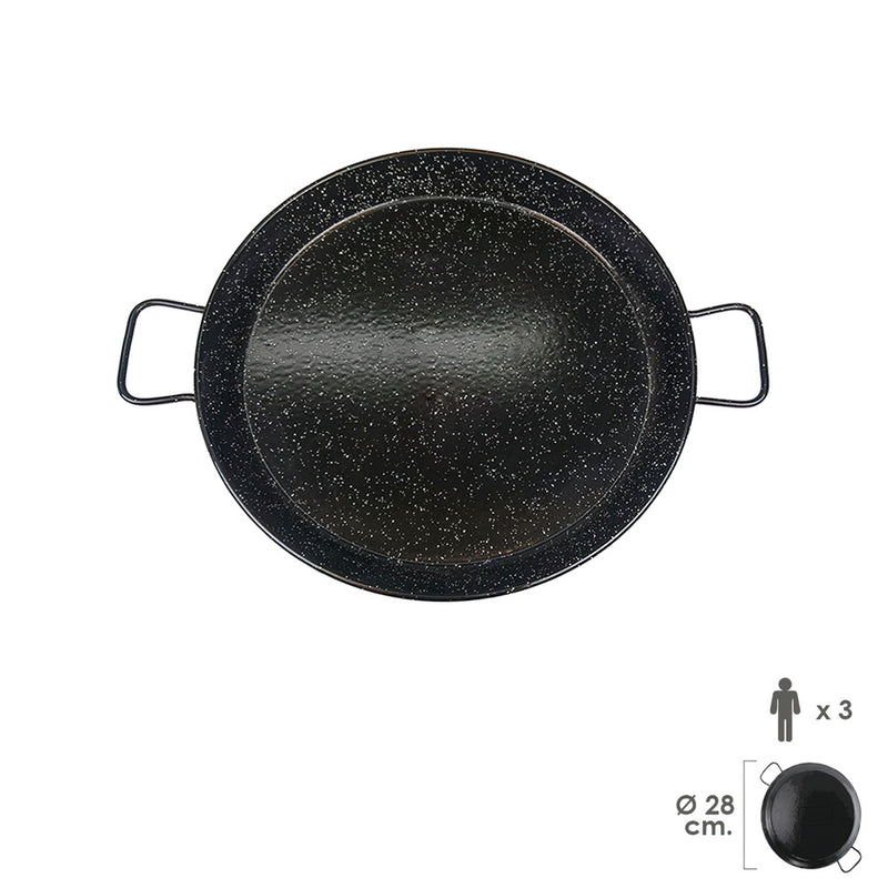 Paellera valenciana esmaltada   3 personas/ 28 cm