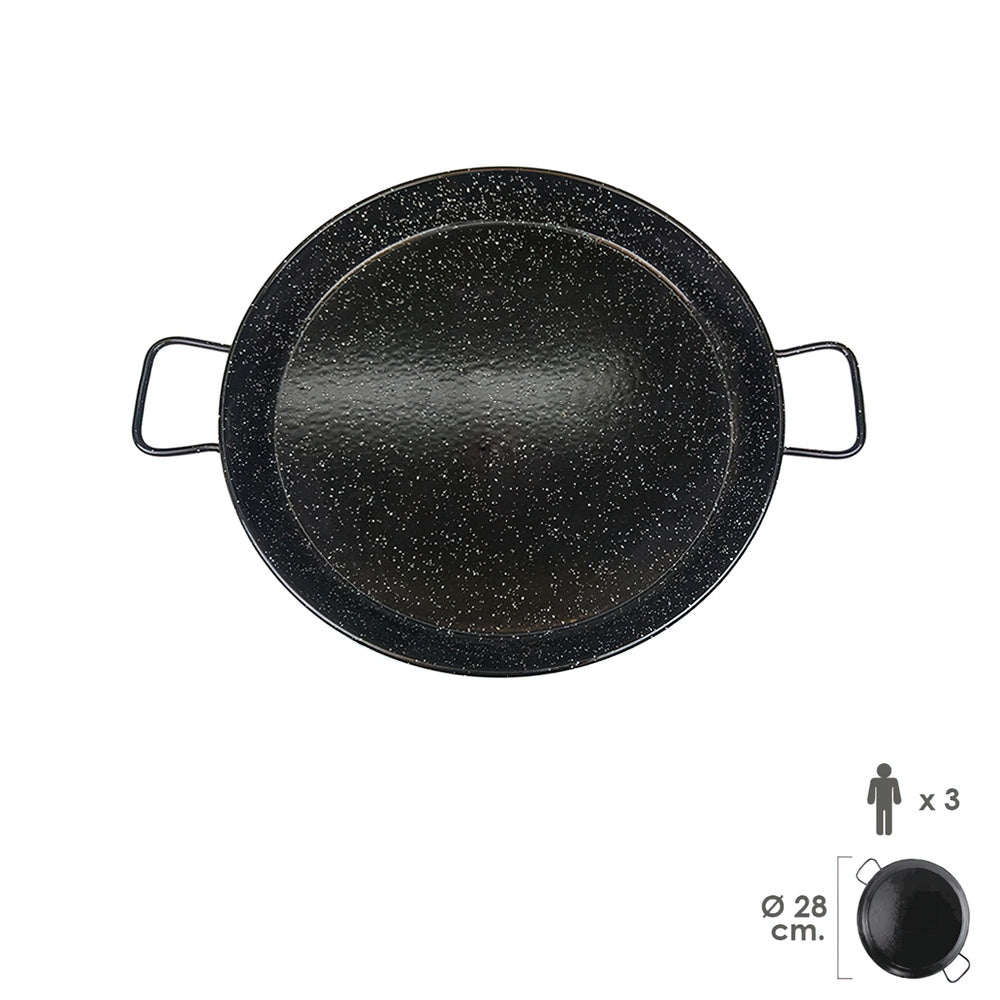 Paellera valenciana esmaltada   3 personas/ 28 cm