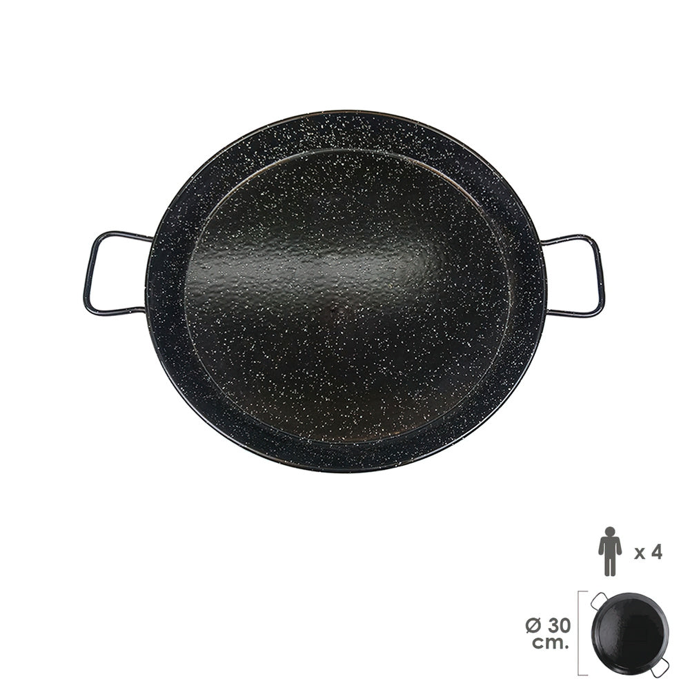 Paellera valenciana esmaltada   4 personas/ 30 cm