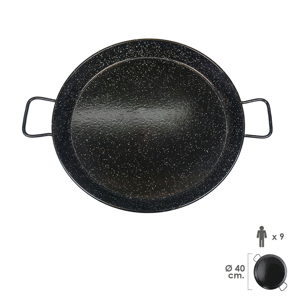 Paellera valenciana esmaltada   9 personas/ 40 cm