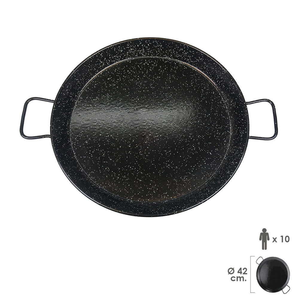 Paellera valenciana esmaltada  10 personas/ 42 cm