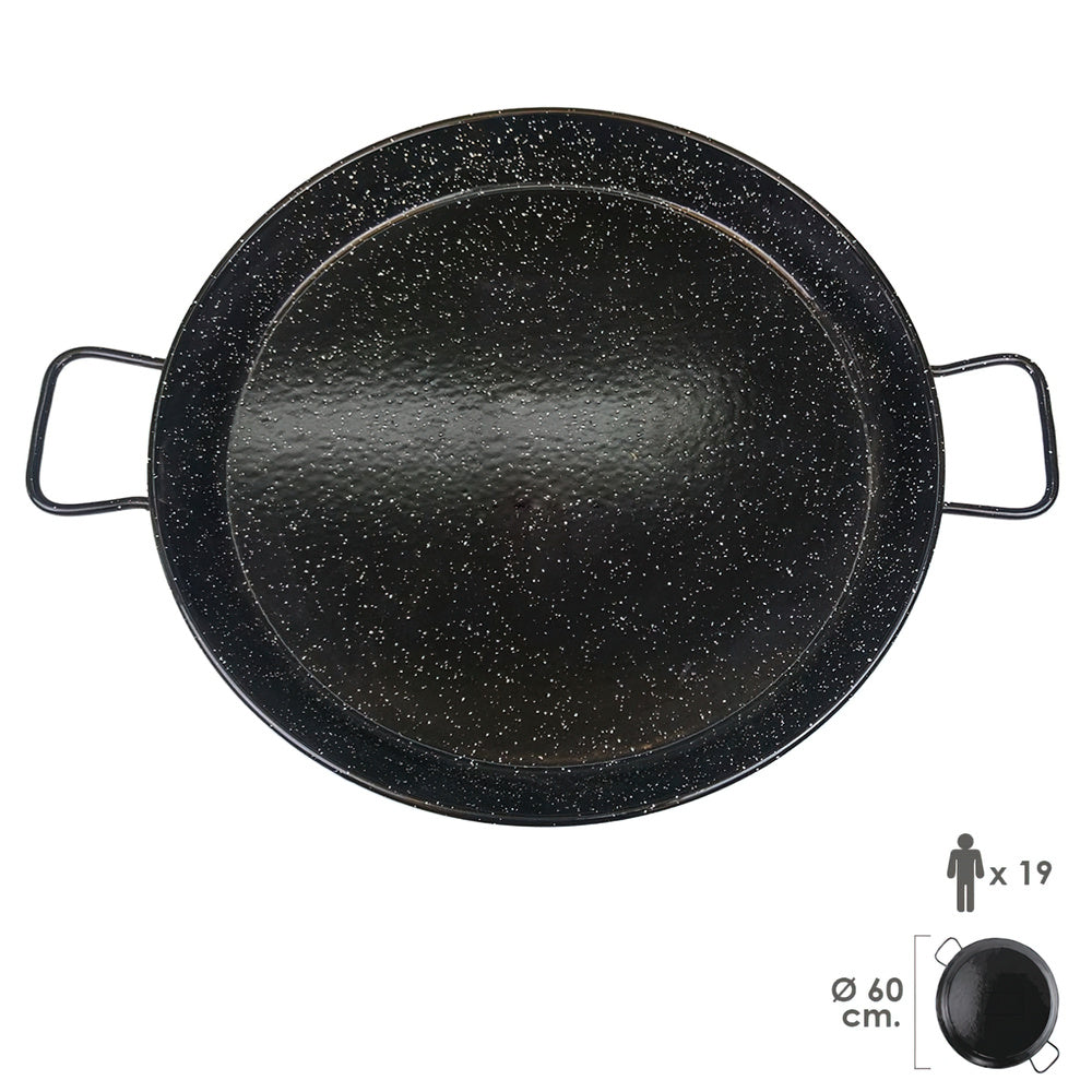 Paellera valenciana esmaltada  19 personas/ 60 cm