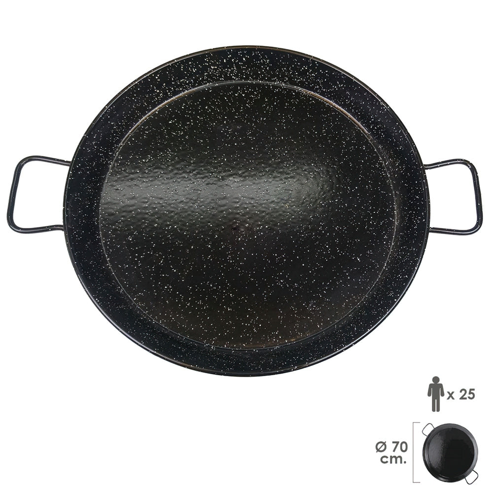 Paellera valenciana esmaltada  25 personas/ 70 cm