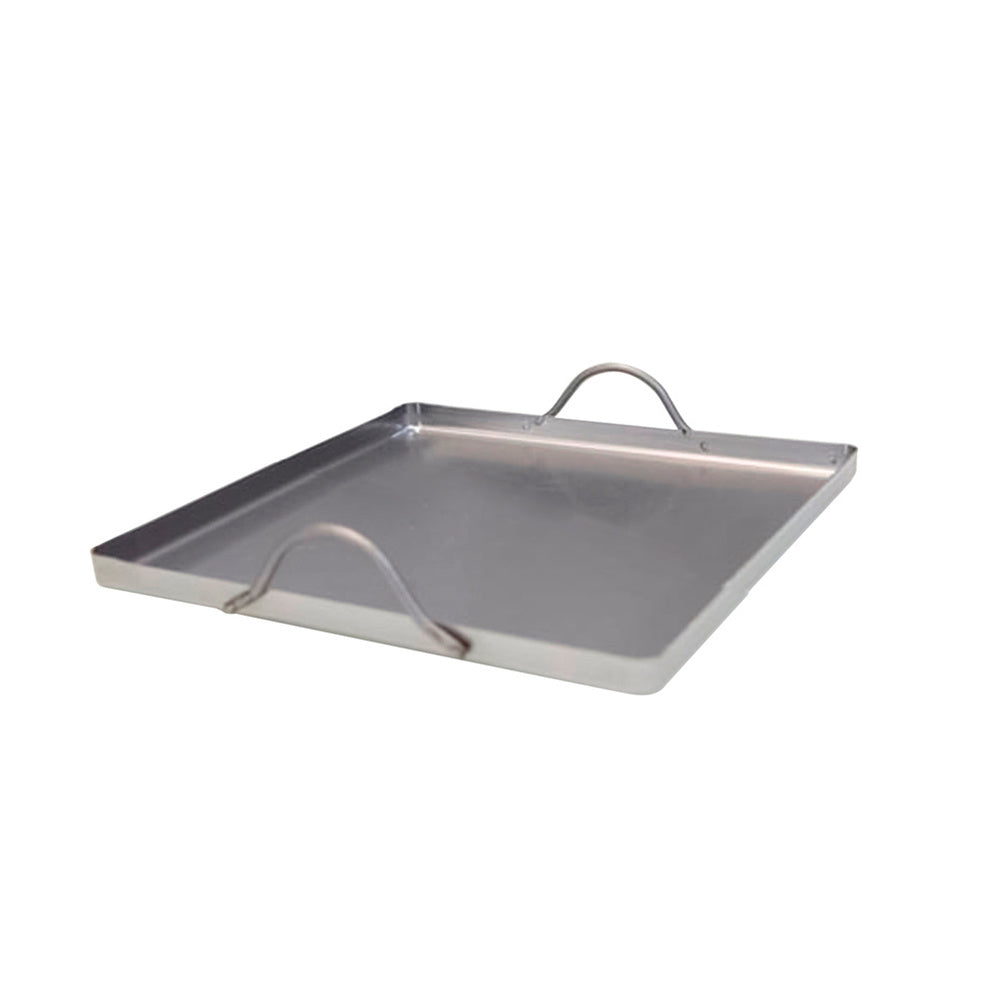 Iron oven tray 2 handles 22x22 cm