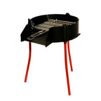 Barbacoa rustica multiusos ø 50 cm valida para carbón, leña y paelleros.