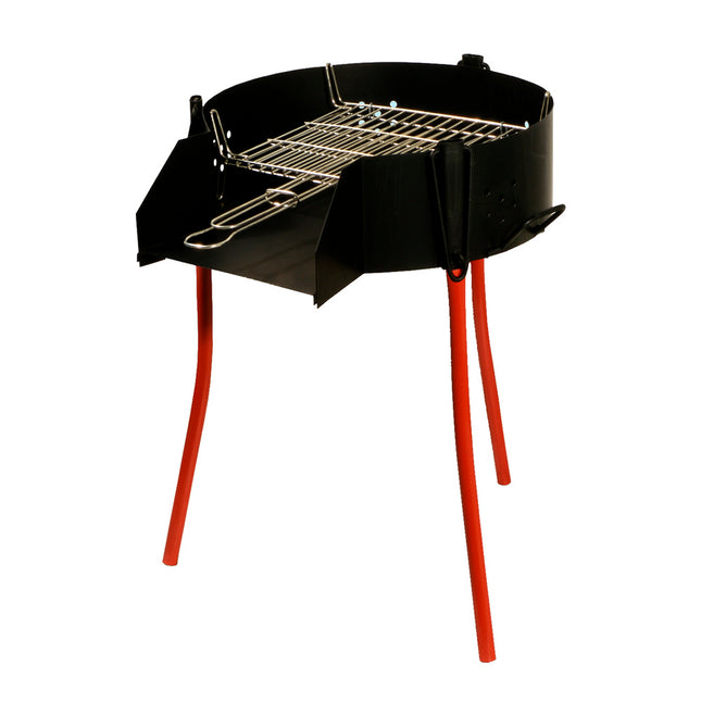 Barbacoa rustica multiusos ø 60 cm. valida para carbon, leña y paelleros