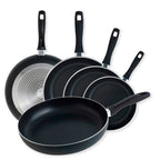 Oryx non-stick aluminum frying pan basic, high resistance, induction hob compatible, PFOA free, 18 cm diameter, 3 mm thick