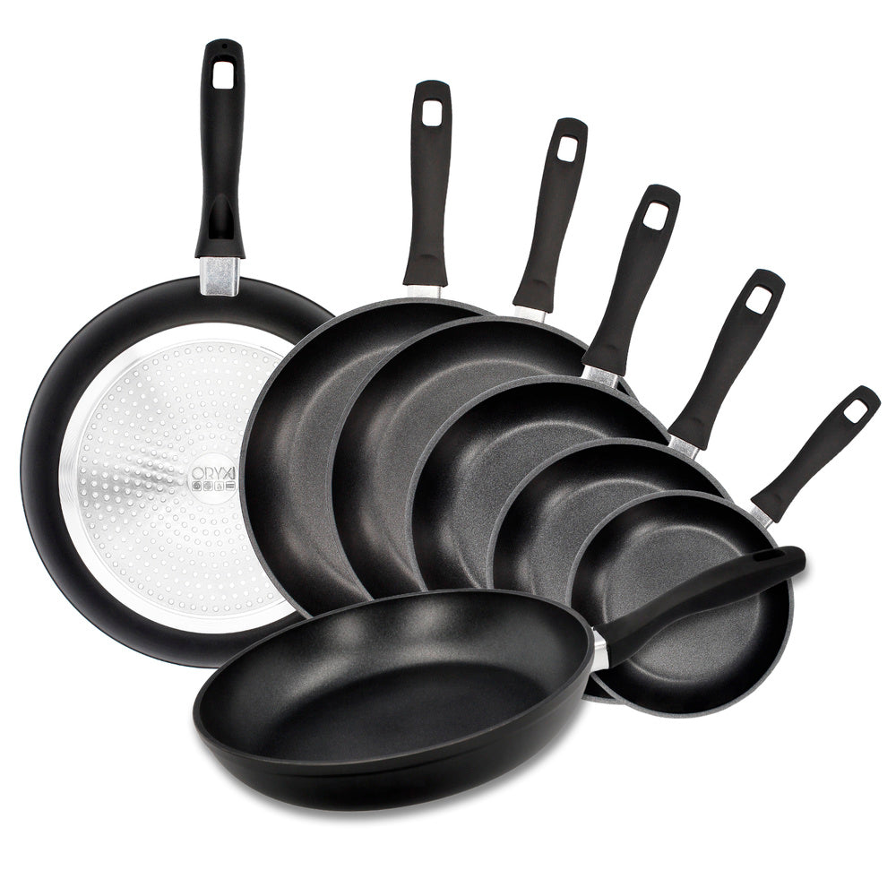 Oryx non-stick aluminum frying pan plus, forged, induction compatible, PFOA-free, 28 cm diameter, 5 mm thickness