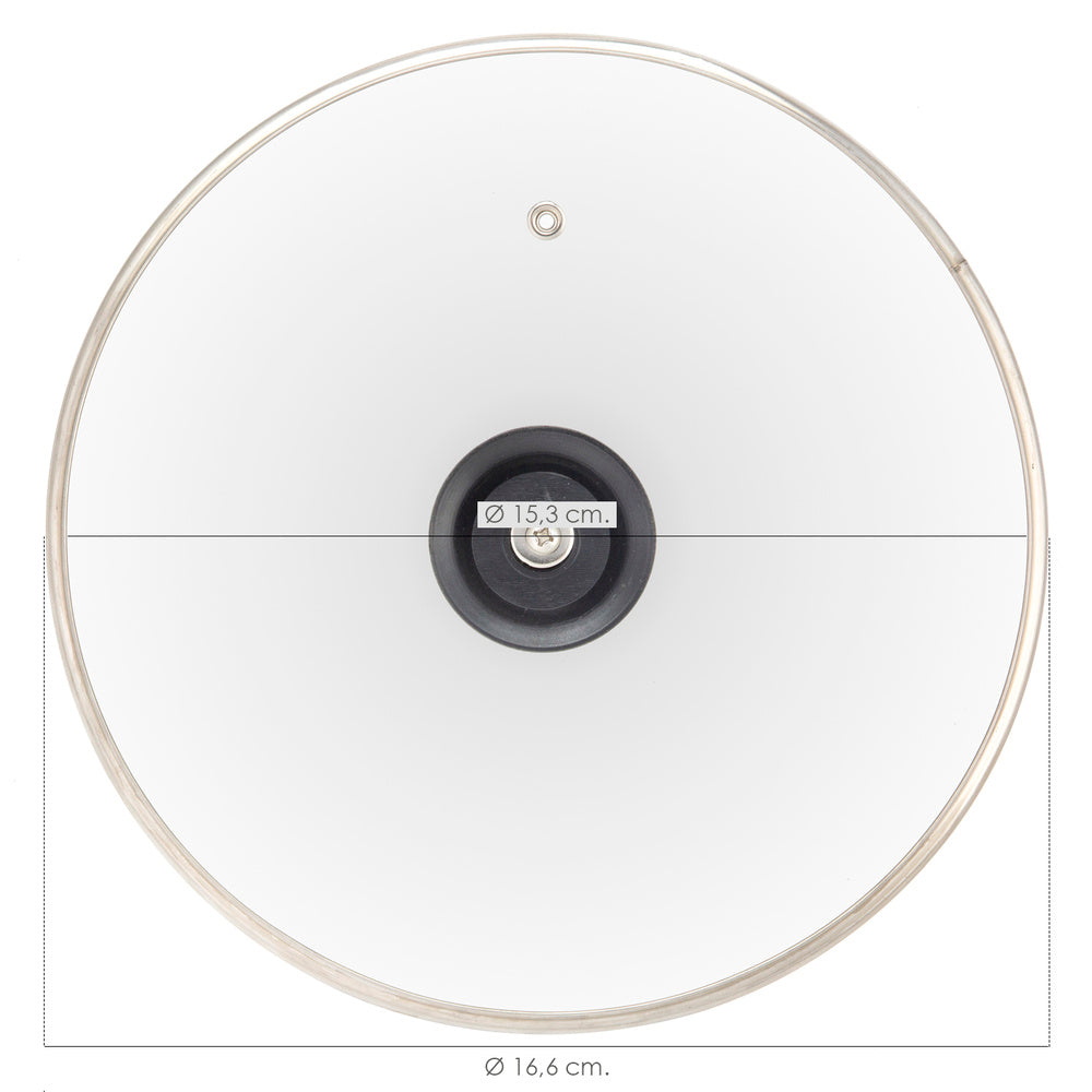 Glass lid for 16cm frying pan