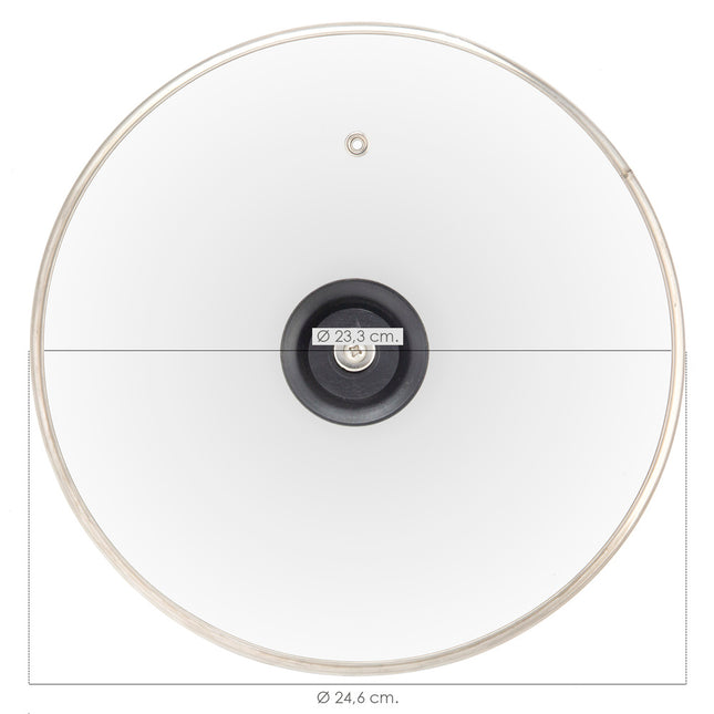 Tapadera de cristal para sartén 24cm