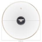 Glass lid for frying pan 24cm