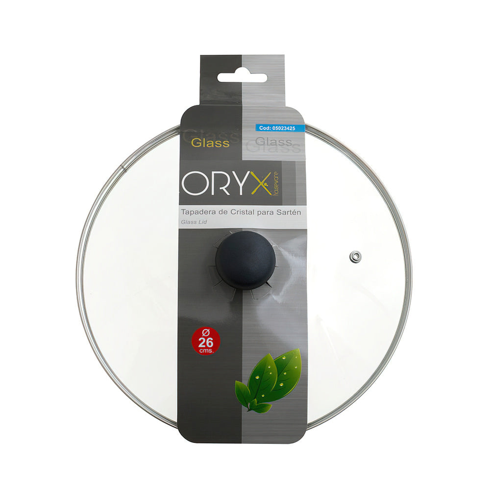 Glass lid for 26cm frying pan