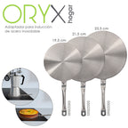 Adaptador para inducción / vitrocerámica ø 23.5 cm 3 capas acero inoxidable / aluminio