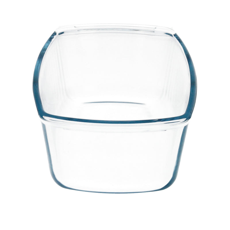 Fuente cristal para horno, 1.5 litros, molde especial reposteria, 27x14x7 cm