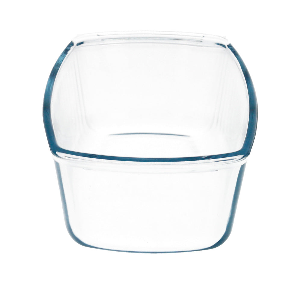 Glass oven dish, 1.5 liters, special baking mold, 27x14x7 cm