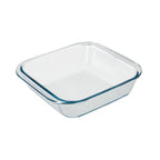 Fuente horno cristal borosilicato cuadrada 1,1litros. 18x18 cm ideal meclas, ensaladas, postres, cocina, resposteria. Libre bpa