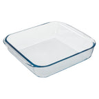 Fuente horno cristal borosilicato cuadrada 1,8 l. 20,7x20,7 cm ideal meclas, ensaladas, postres, cocina, resposteria. Libre bpa
