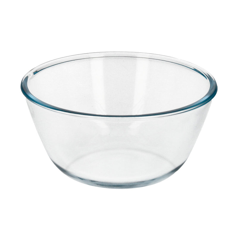 Bol de cristal, ideal para mezclas. 1.5 litros. libre BPA, cristal de borosilicato.ensaladas, postres, cocina, resposteria