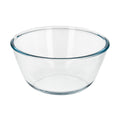 Bol de cristal, ideal para mezclas. 1.5 litros. Libre bpa, cristal de borosilicato. Ensaladas, postres, cocina, respostería