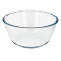 Bol de cristal, ideal para mezclas. 2.0 litros. Libre bpa, cristal de borosilicato. Ensaladas, postres, cocina, respostería