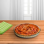 Molde rizado horno cristal borosilicato ø 28 cm ideal postres, cocina, resposteria, tartas, quiche, libre bpa