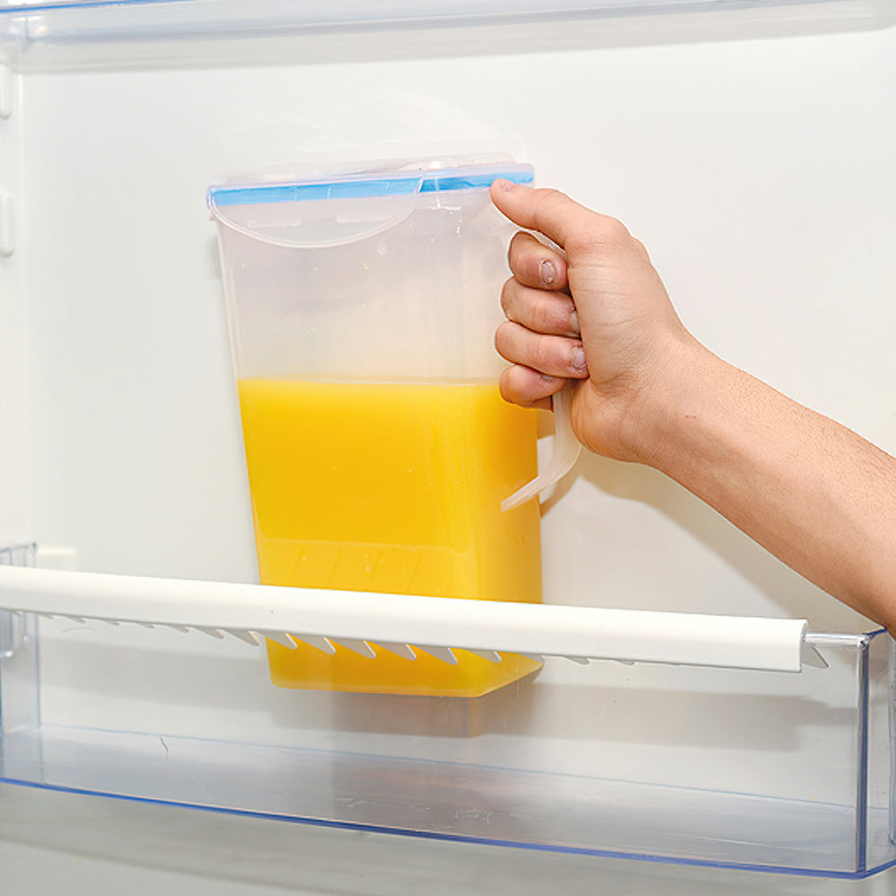 Square plastic jug, 1500 ml. 11 x 6.5 x 22.5 (H) cm