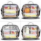 Bolsa térmica con 4 recipientes herméticos plástico. (2x800 ml + 2x400 ml.)