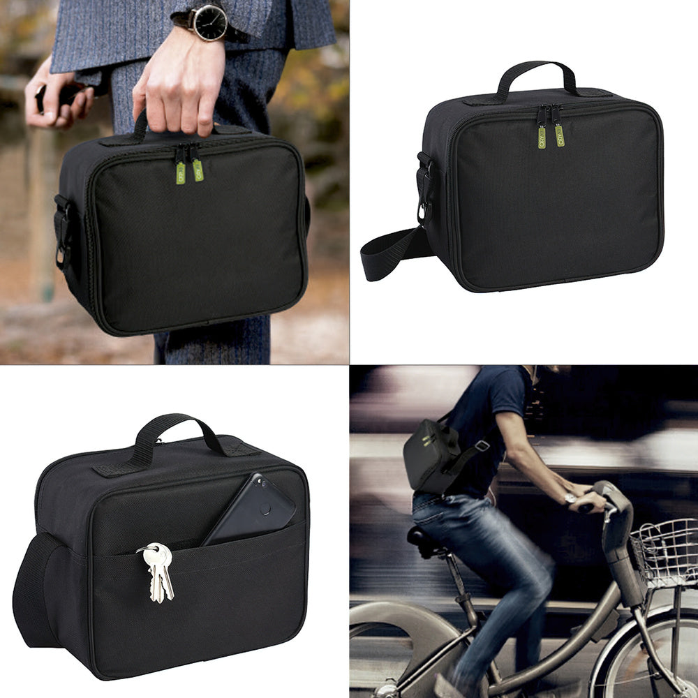 Insulated bag with 4 airtight plastic containers. (2x800 ml + 2x400 ml.)